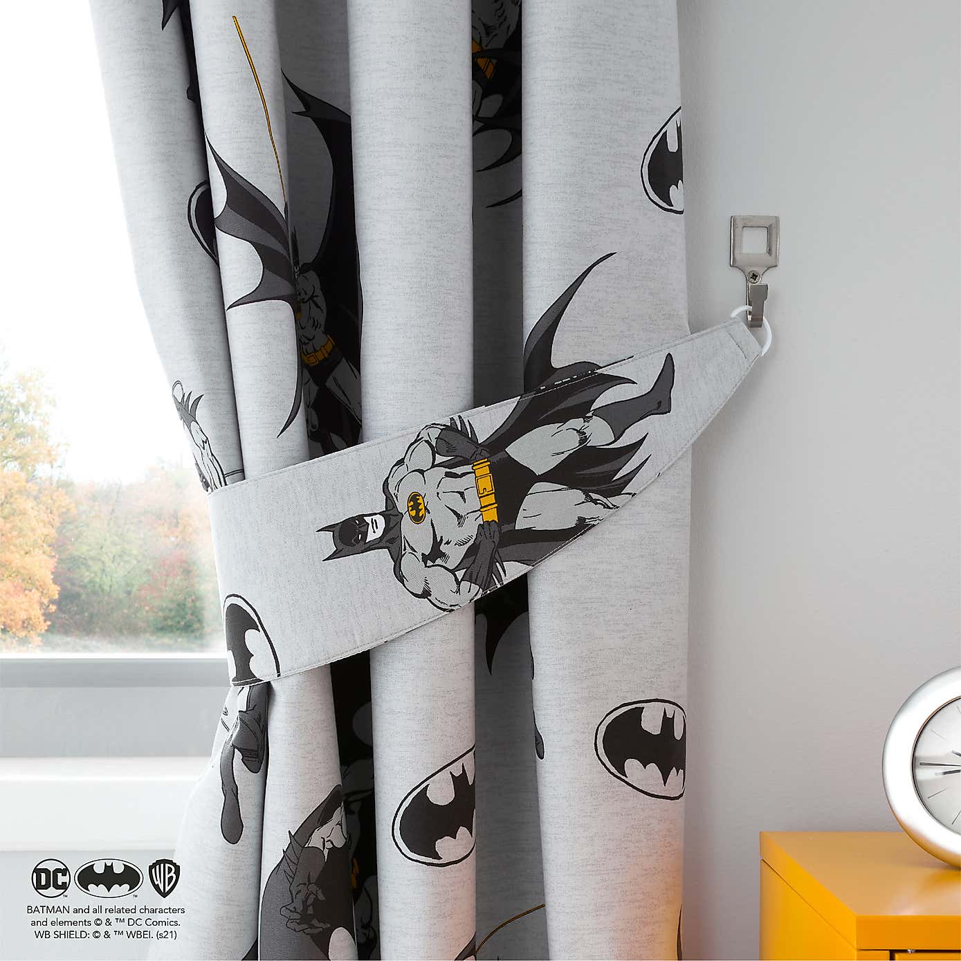 Batman Blackout Pencil Pleat Curtains