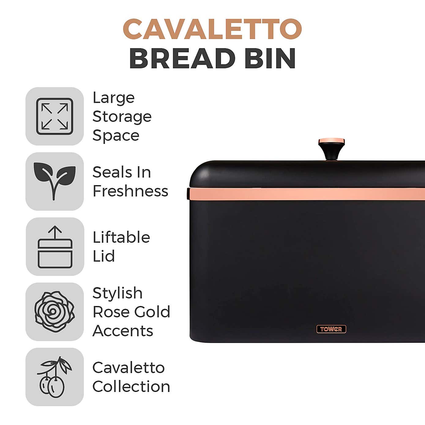 Tower Cavaletto Bread Bin