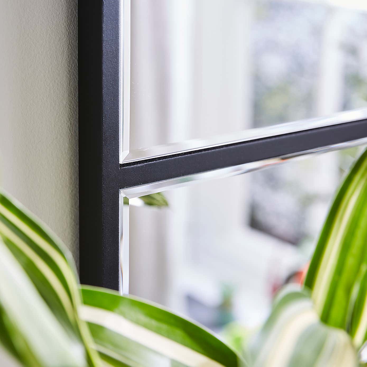 Apartment Window Square Wall Mirror