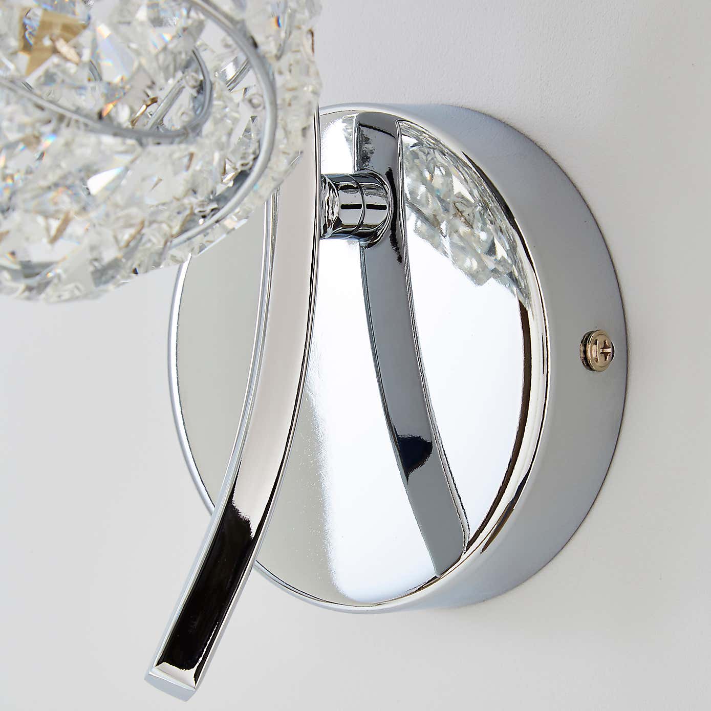 Cecilie Glass Wall Light Twin Pack