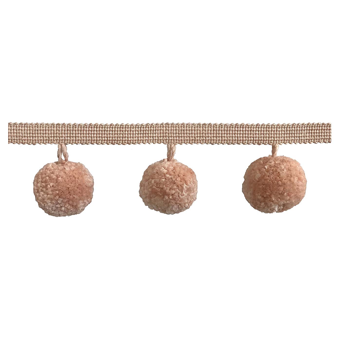 Jumbo Pom Pom Fringe 5m Length