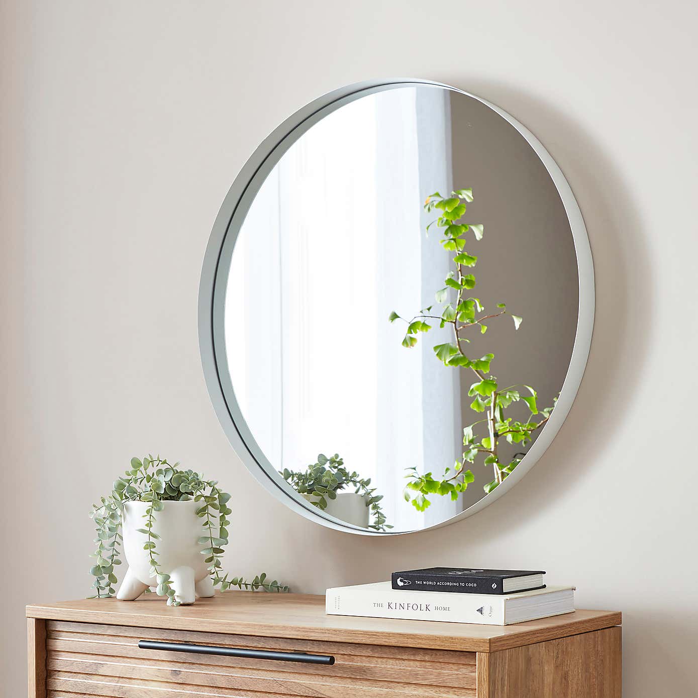 New York Round Wall Mirror