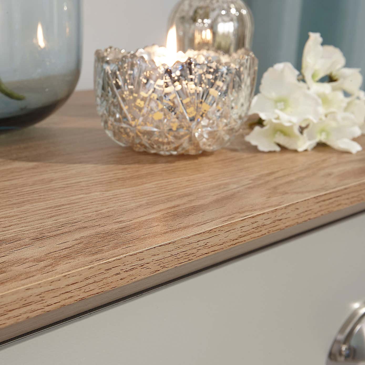 Kendal 3 Drawer Chest, Grey