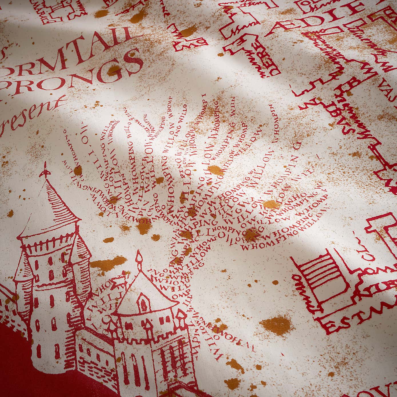 Harry Potter Maruders Map Duvet Cover and Pillowcase Set
