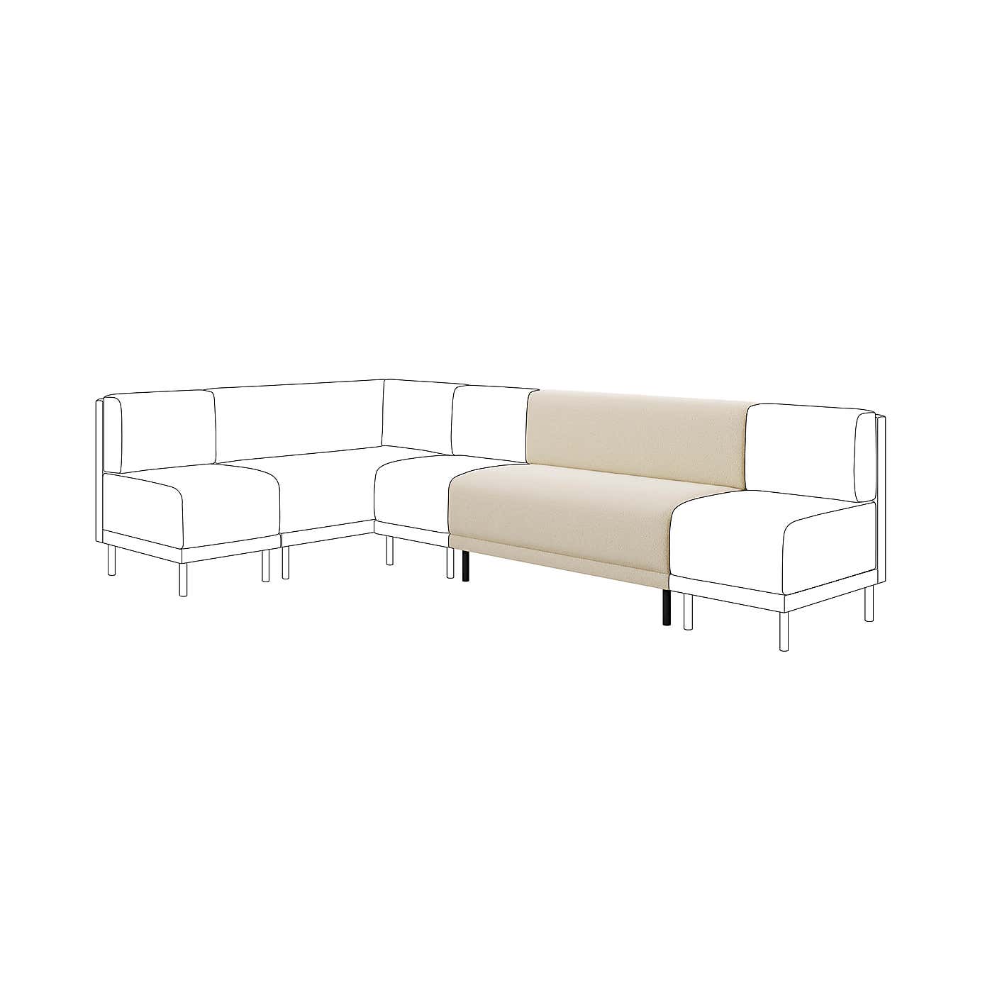 Mae Long Dining Bench, Boucle