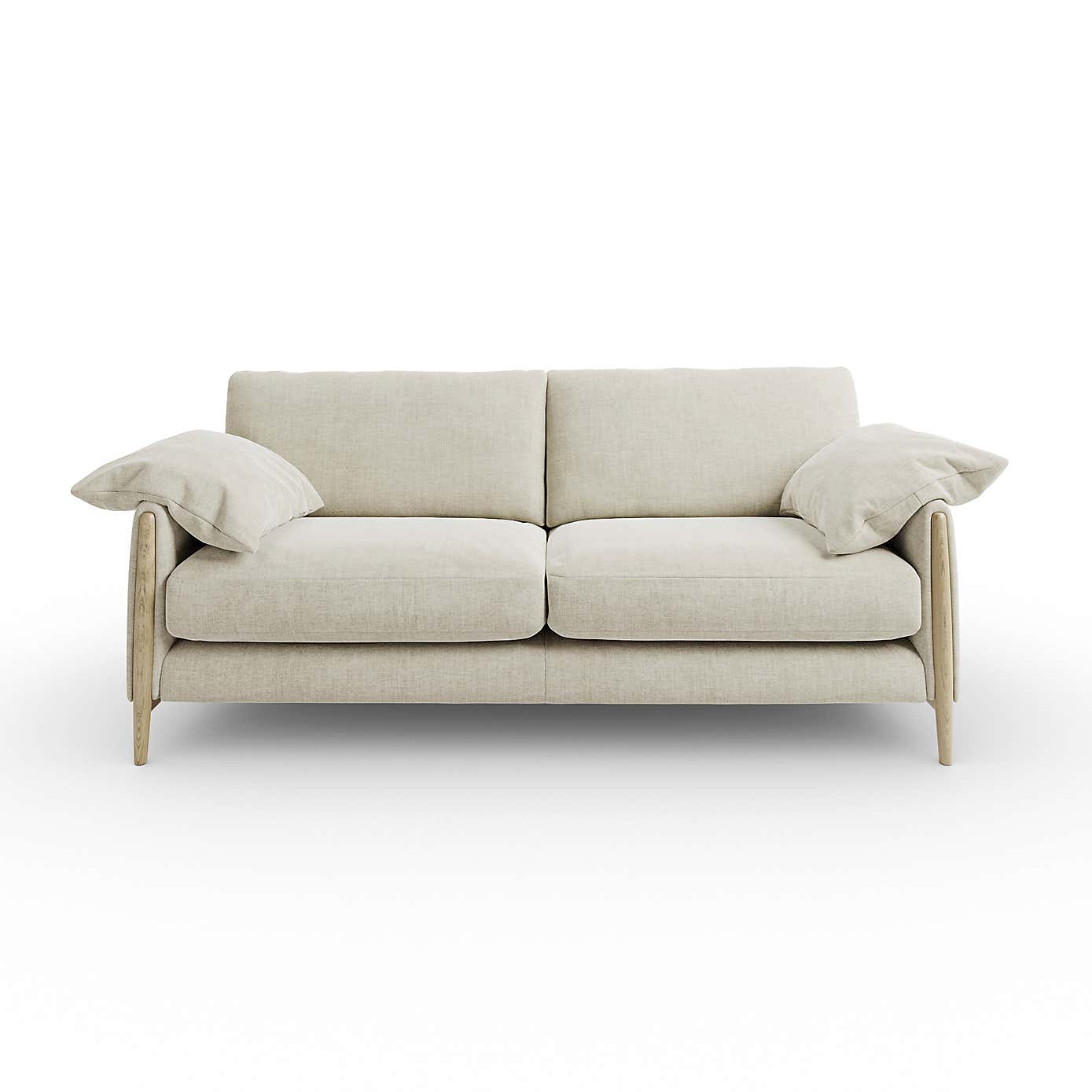 Hector Tonal Plush Chenille 4 Seater Sofa