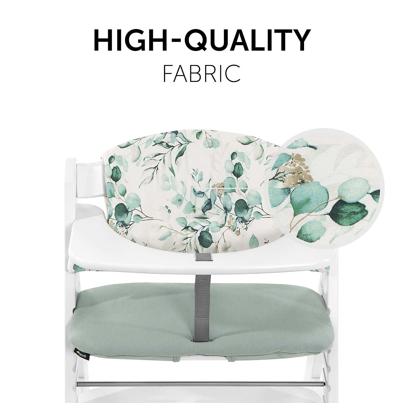 Hauck Alpha Highchair Pad, Leaves Print