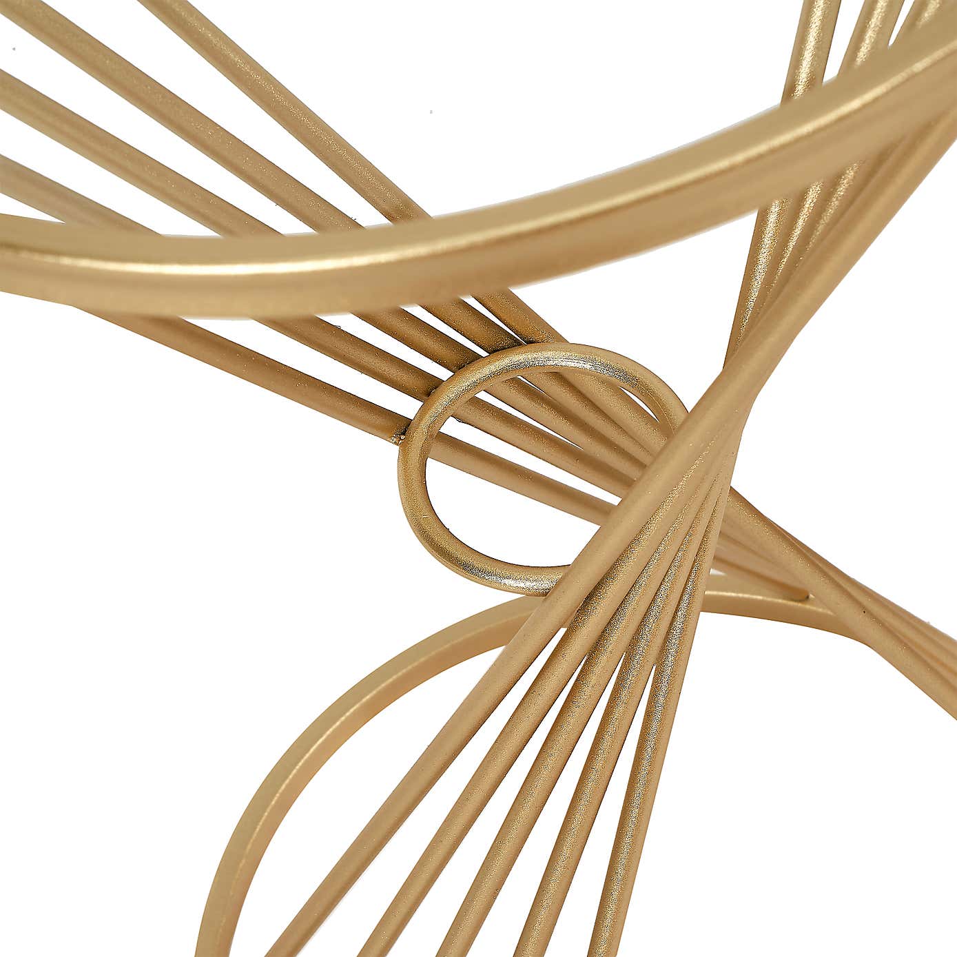 Pacific Liberty Side Table, Iron & Glass