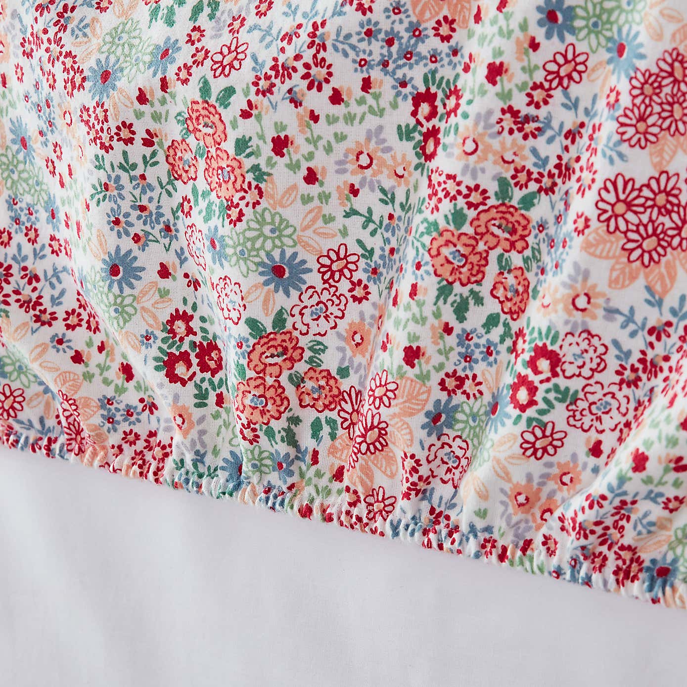 Lottie Ditsy Brushed Cotton Fitted Sheet
