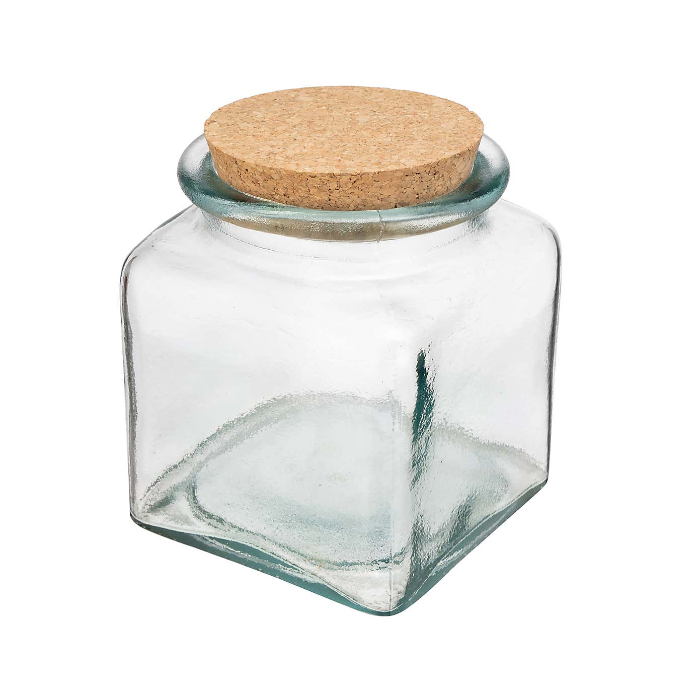 &Again Recycled Glass Storage Jar