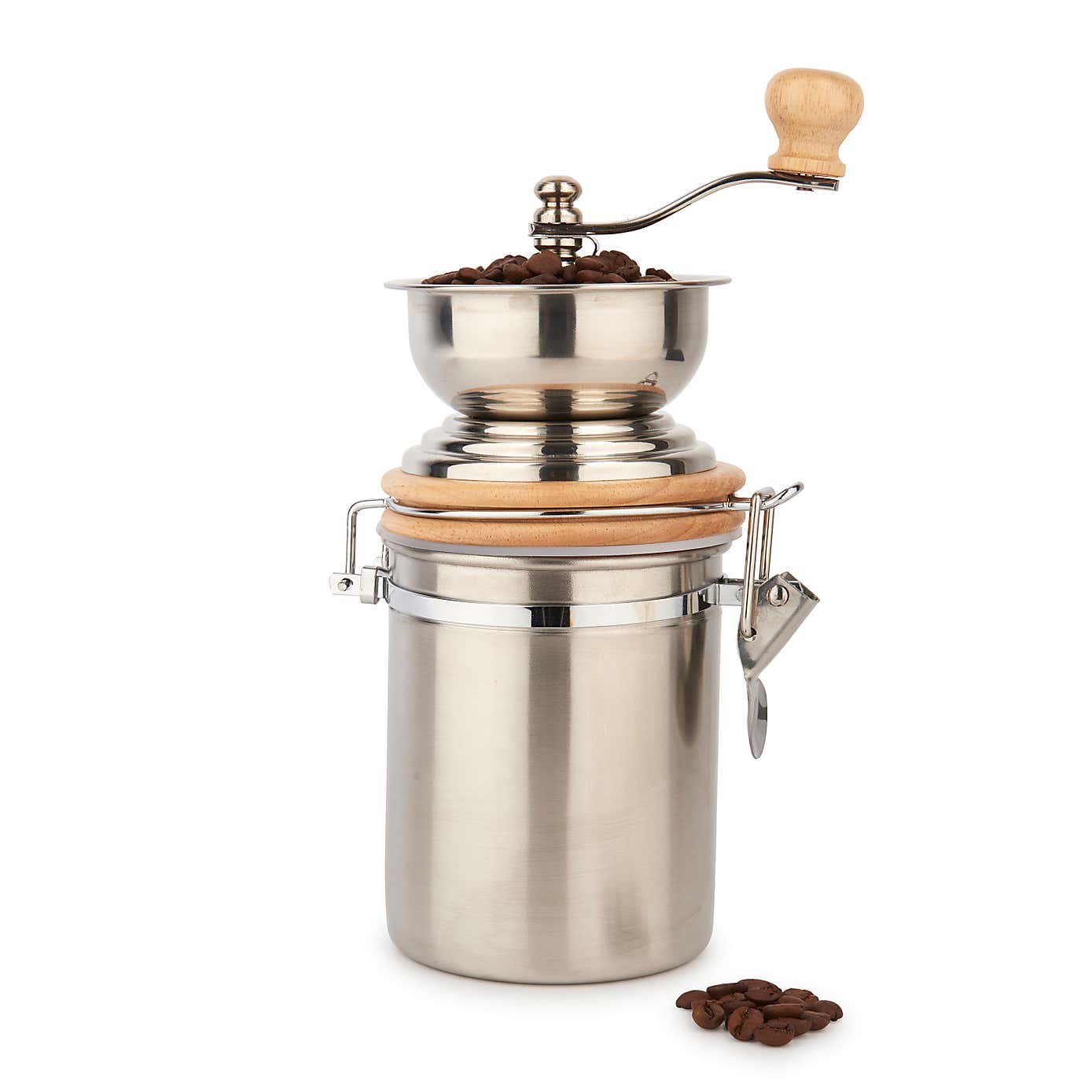 La Cafetiere Hand Operated Stainless Steel Coffee Mill