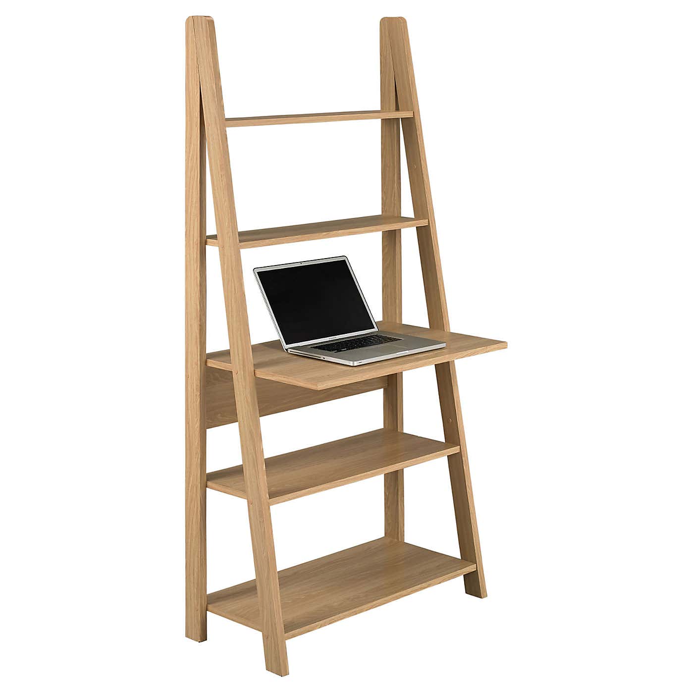 Tiva Black Ladder Desk