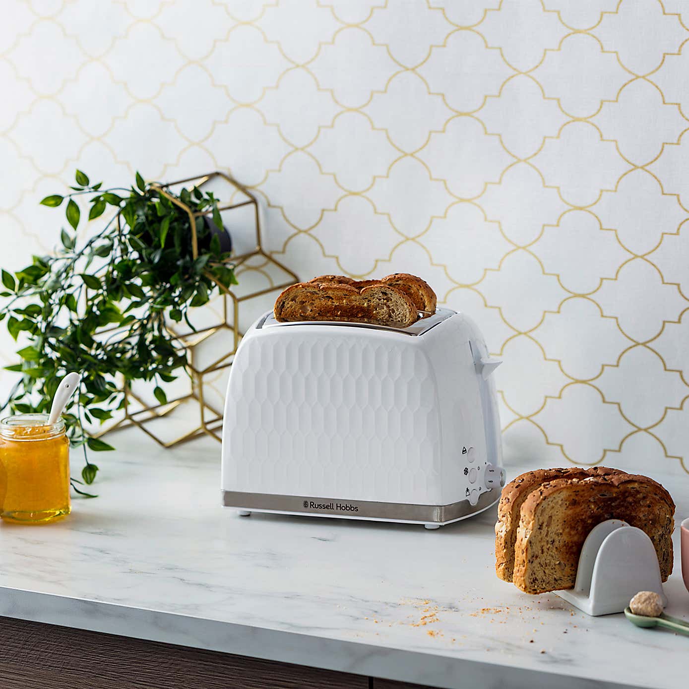 Russell Hobbs Honeycomb 2 Slice Toaster
