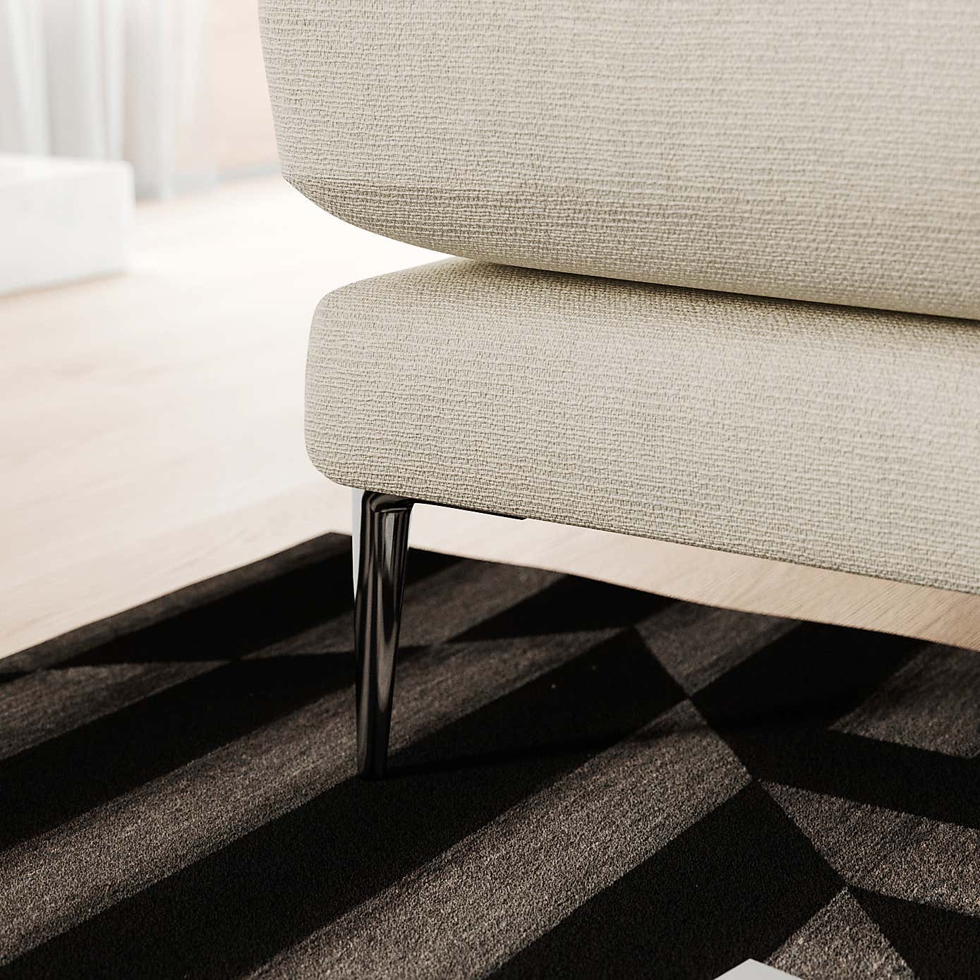 Lawson Chunky Tonal Weave 3 Seater Sofa