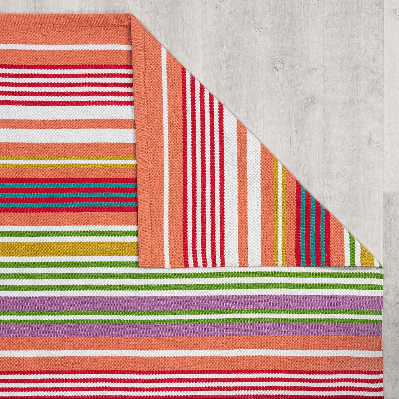 Sophie Robinson Rock Candy Stripe Indoor Outdoor Rug