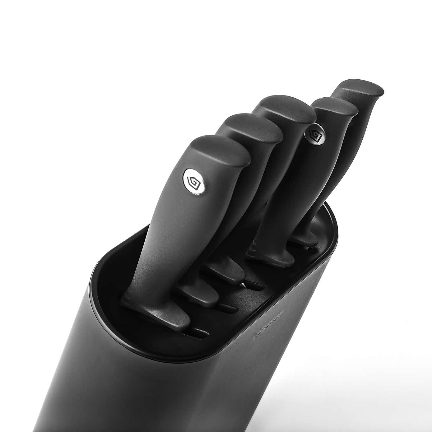 Brabantia Tasty+ Grey Knife Block Set