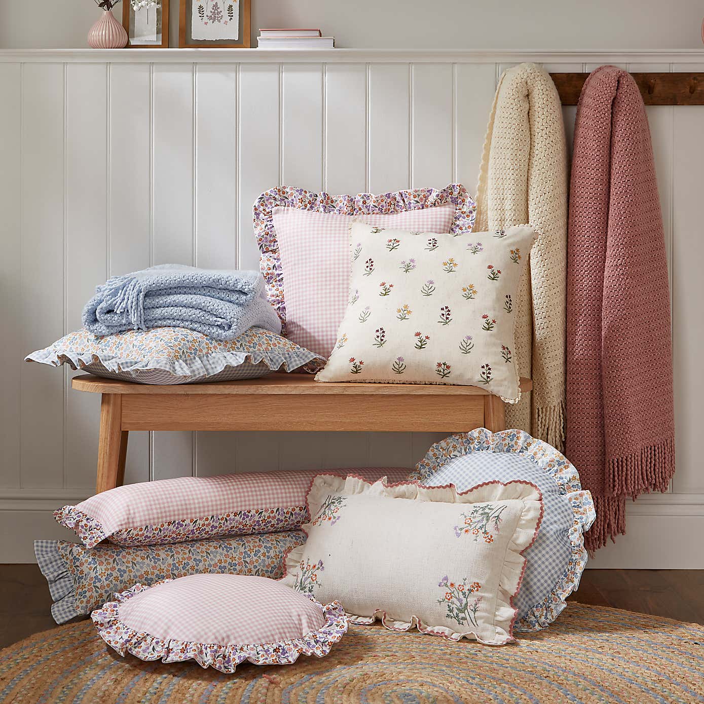 Elsie Gingham Draught Excluder