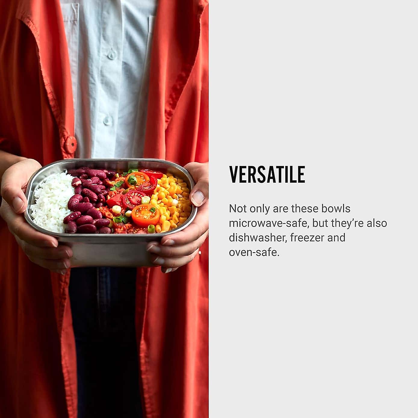 Black and Blum Microwaveable Steel Meal Prep Boxes