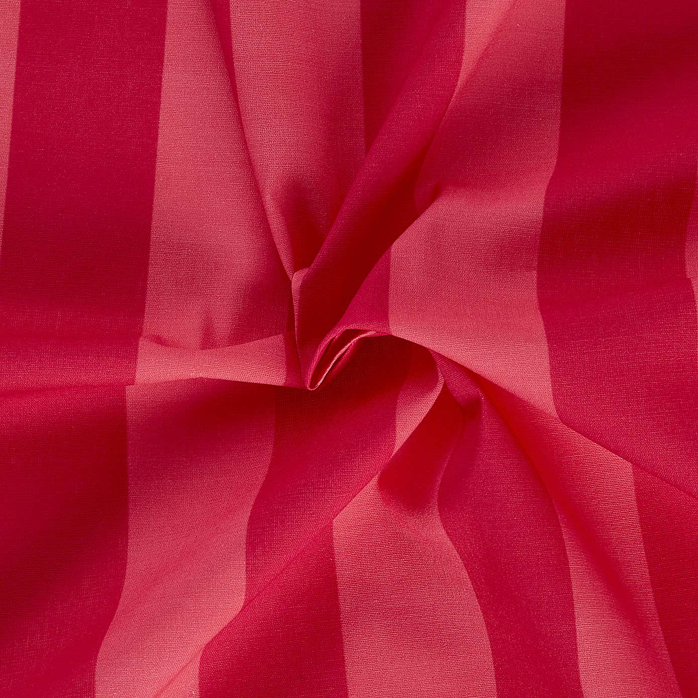 Magenta Stripe Cotton Poplin
