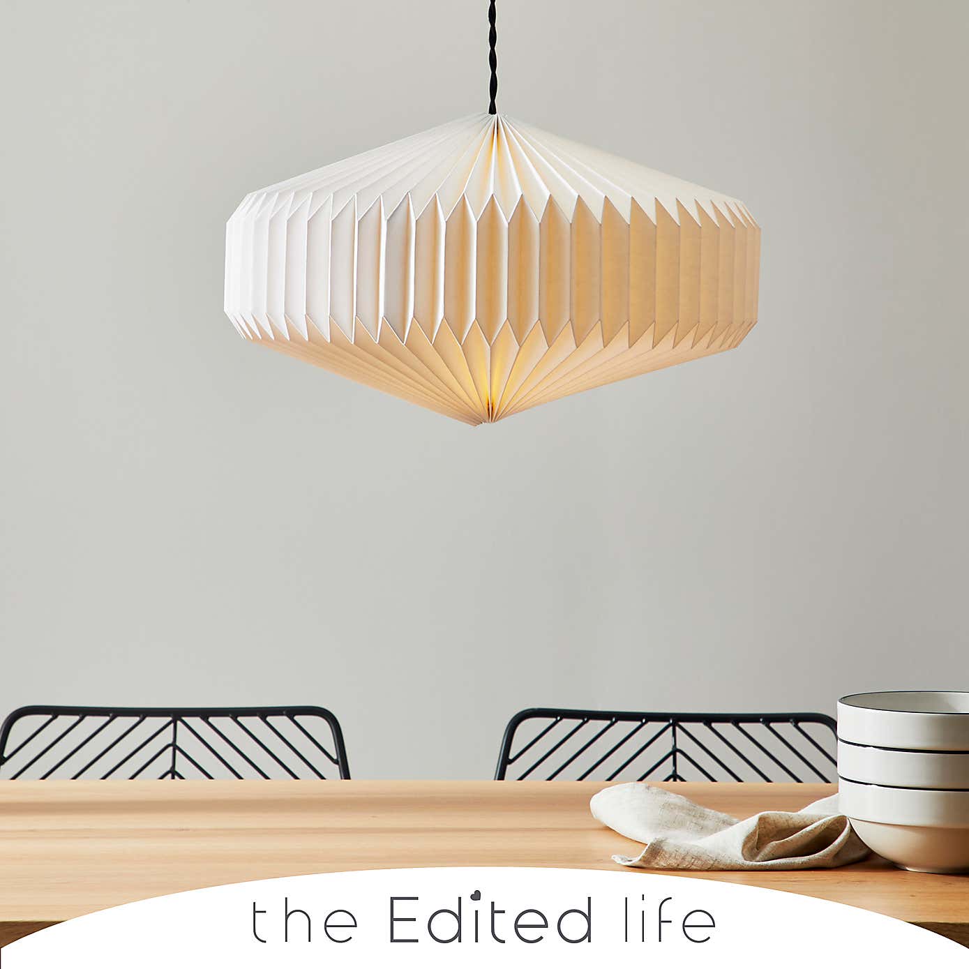Origami Hexagon Easy Fit Pendant Shade