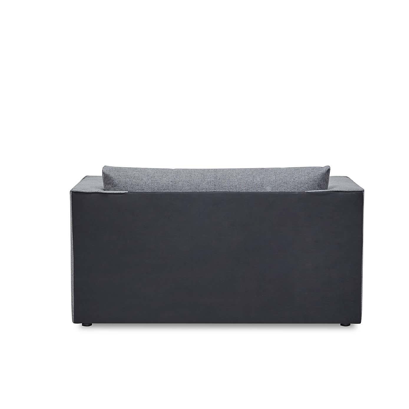 Luna Fabric Sofa Bed Grey