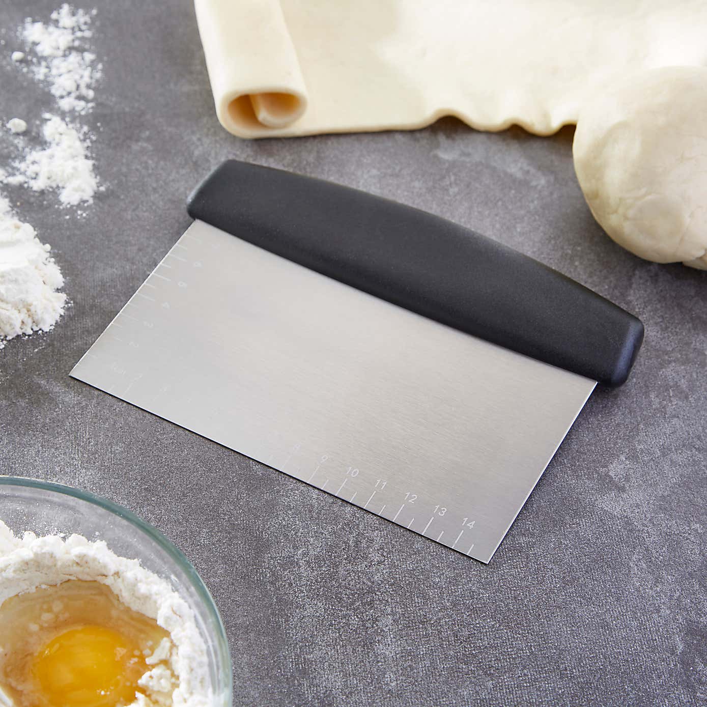 Professional Stainless Steel Dough Scraper