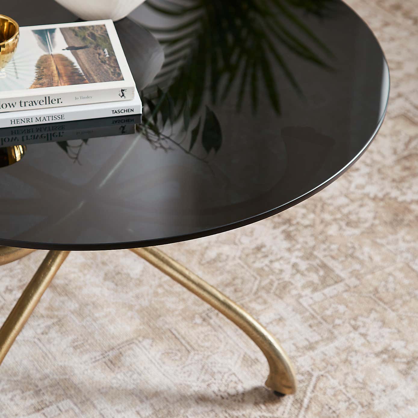 Nora Round Metal Coffee Table