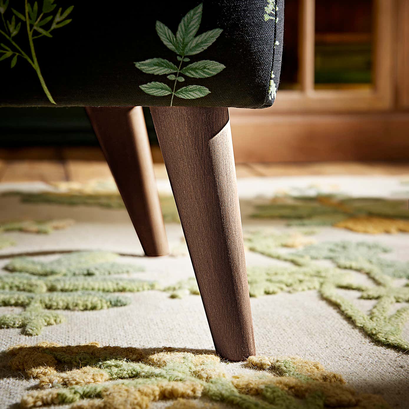 Marlow Marsh Botanical Print Footstool