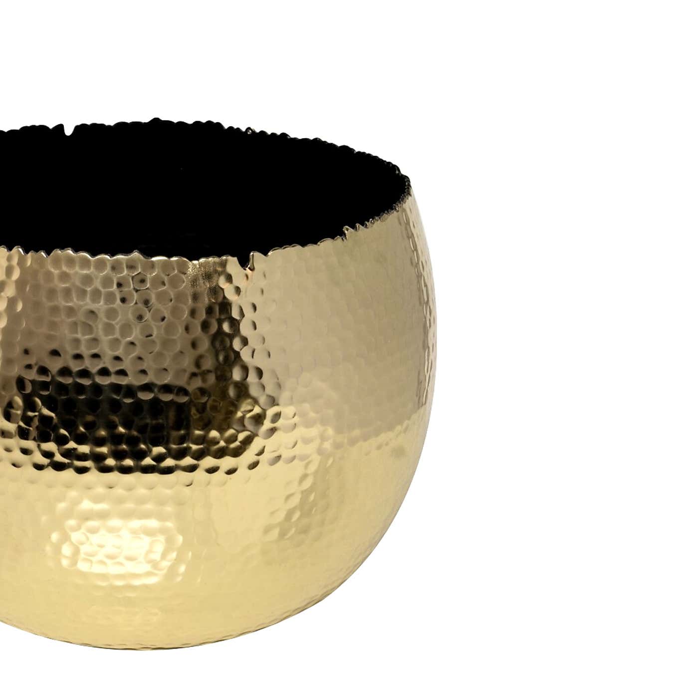 Hammered Bowl Plant Pot