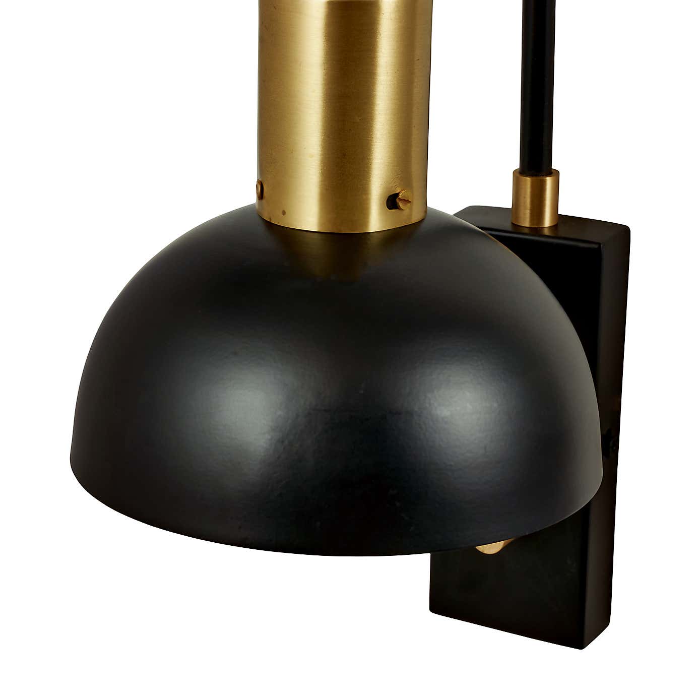 Mayfair Matt Black Domed Task Wall Light