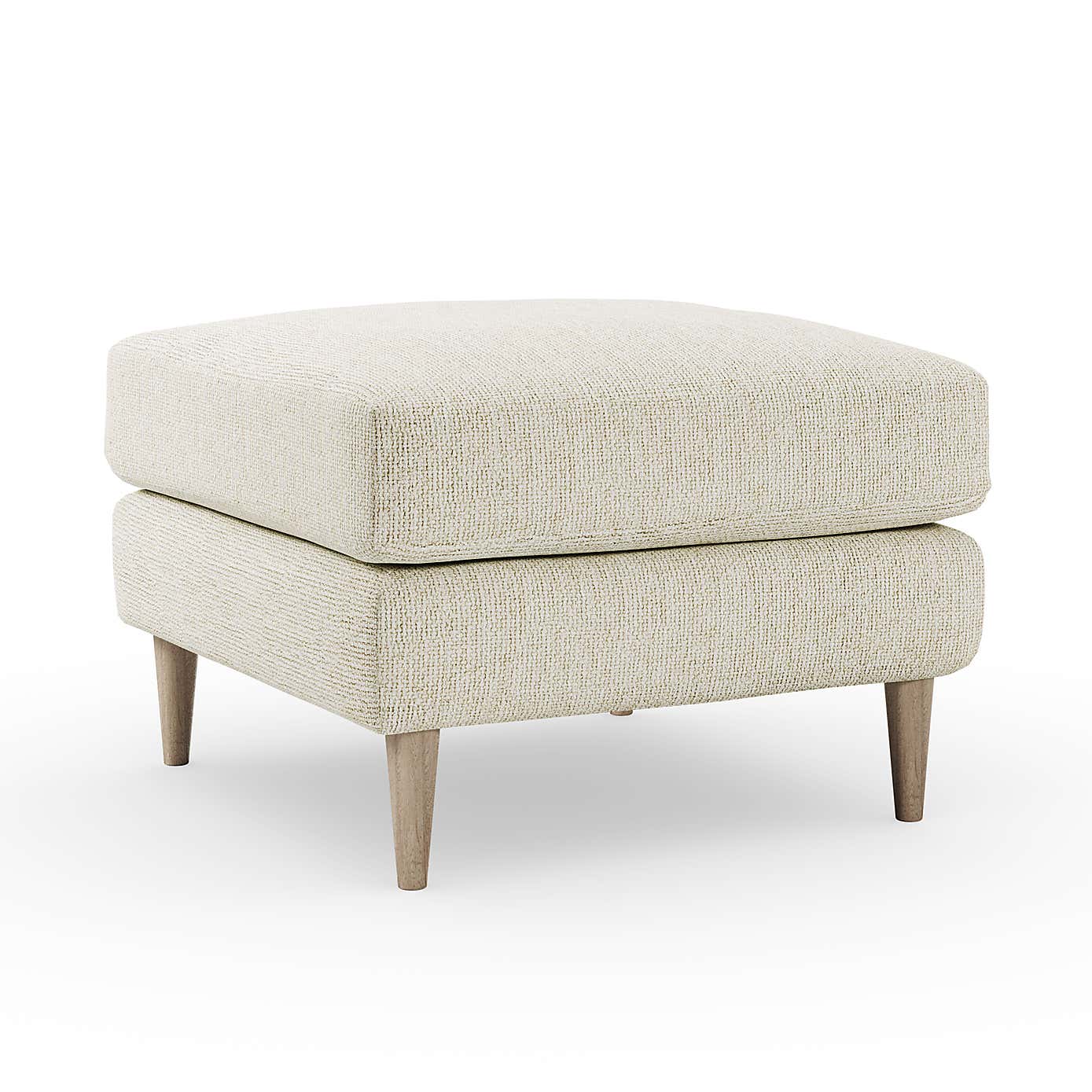 Sven Chunky Chenille Footstool