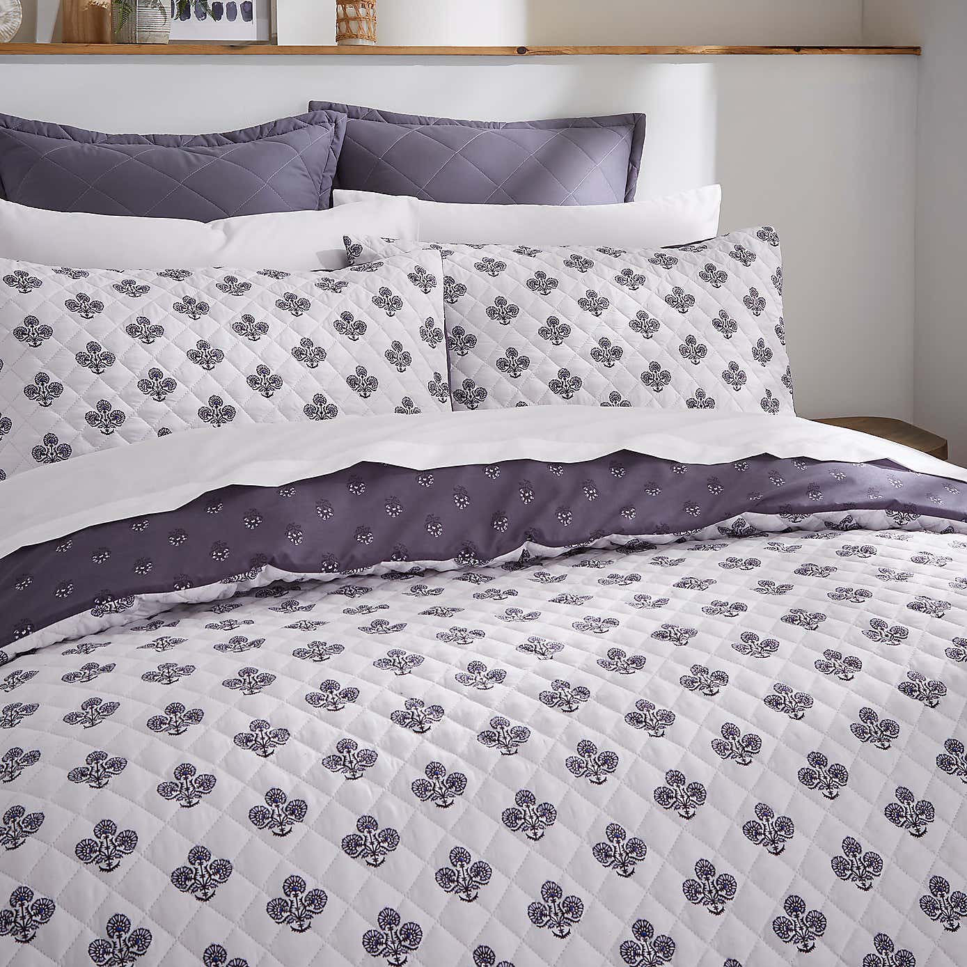 Ashwin Floral Oxford Pillowcase
