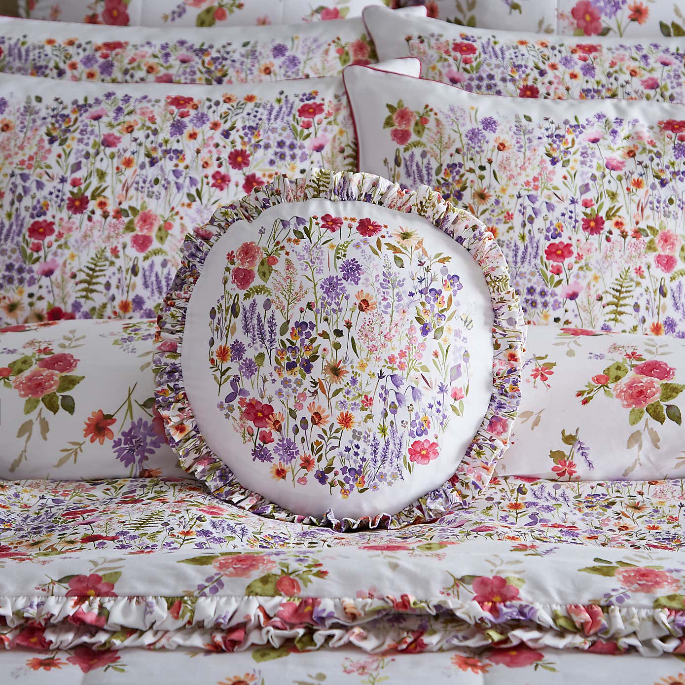 Dorma Modern Ditsy Square Cushion