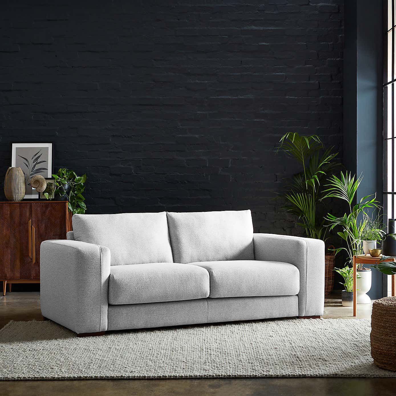 Clayton Cosy Weave 3 Seater Sofa
