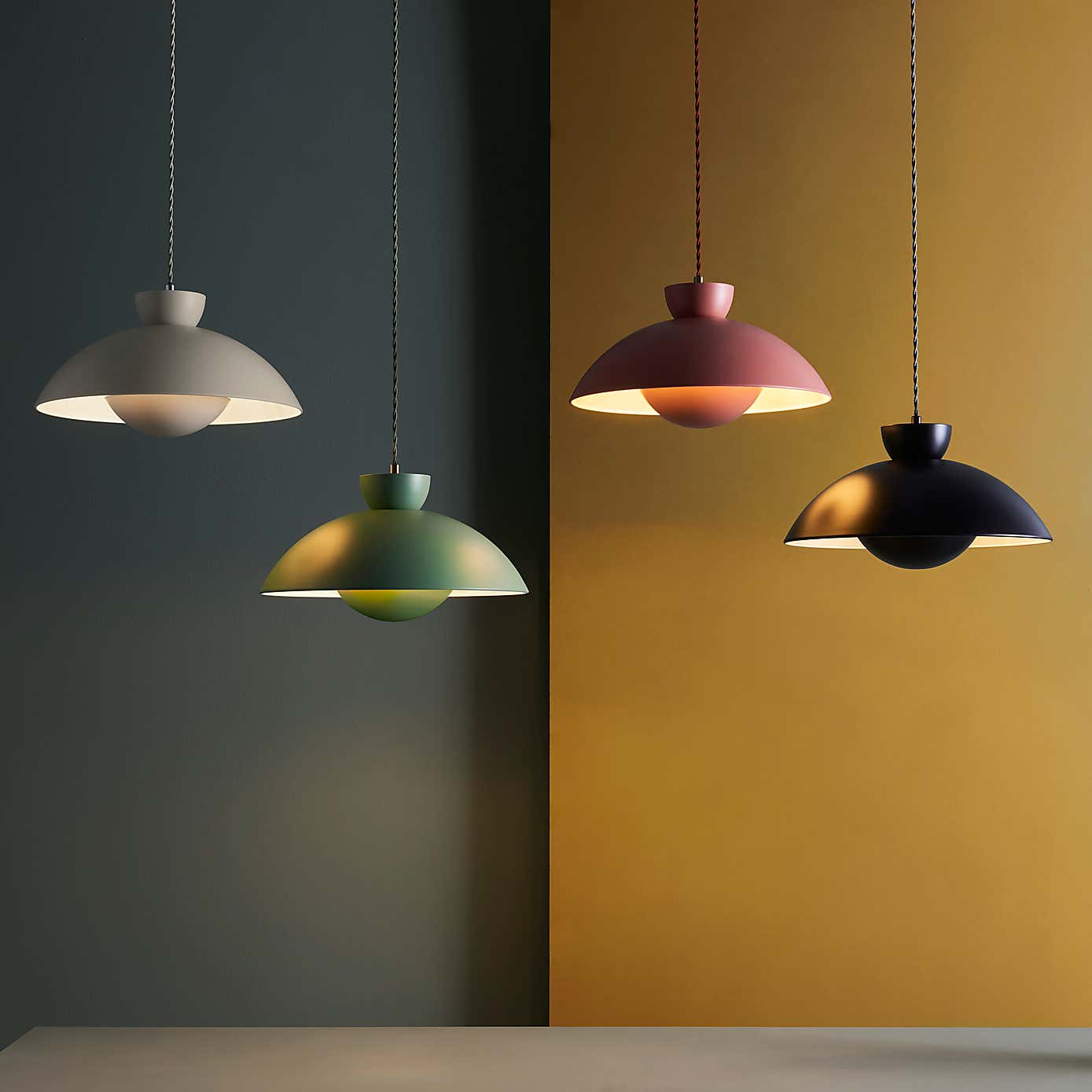 Elements Levi Metal Easy Fit Pendant Shade