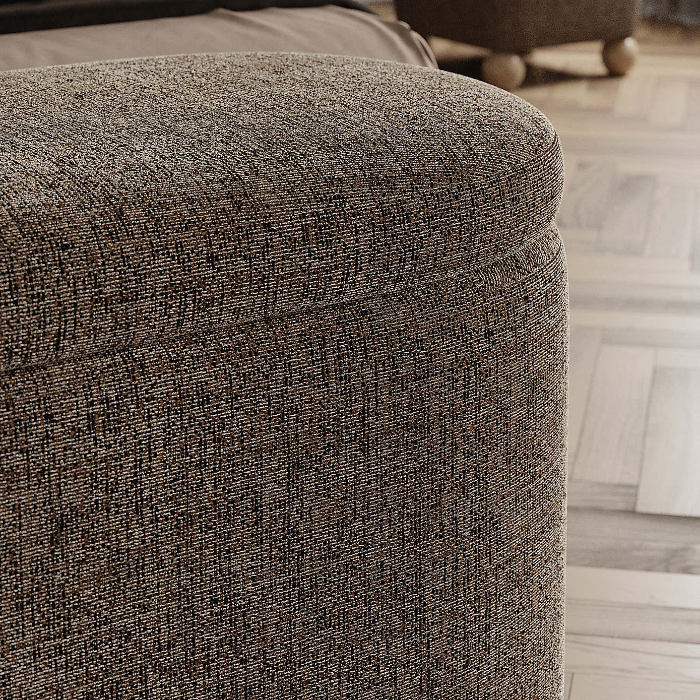 Nylah Luxe Boucle Storage Ottoman