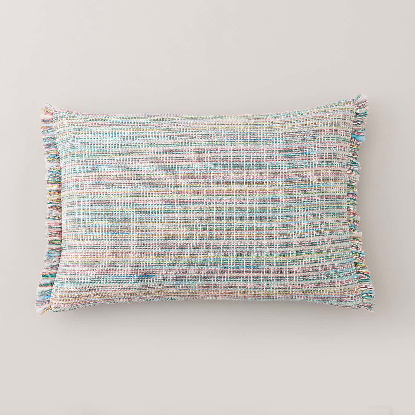 Ava Flat Weave Cotton Rectangle Cushion