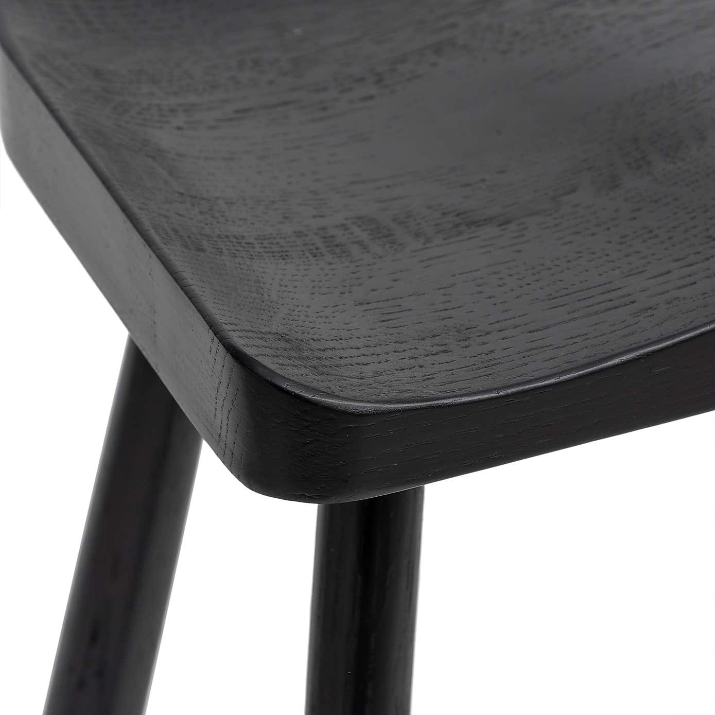 Loxwood Counter Height Bar Stool, Solid Oak