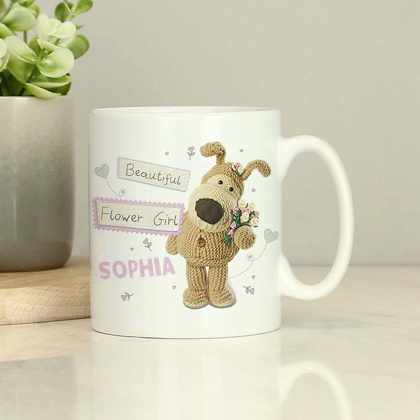 Personalised Boofle Female Wedding Mug