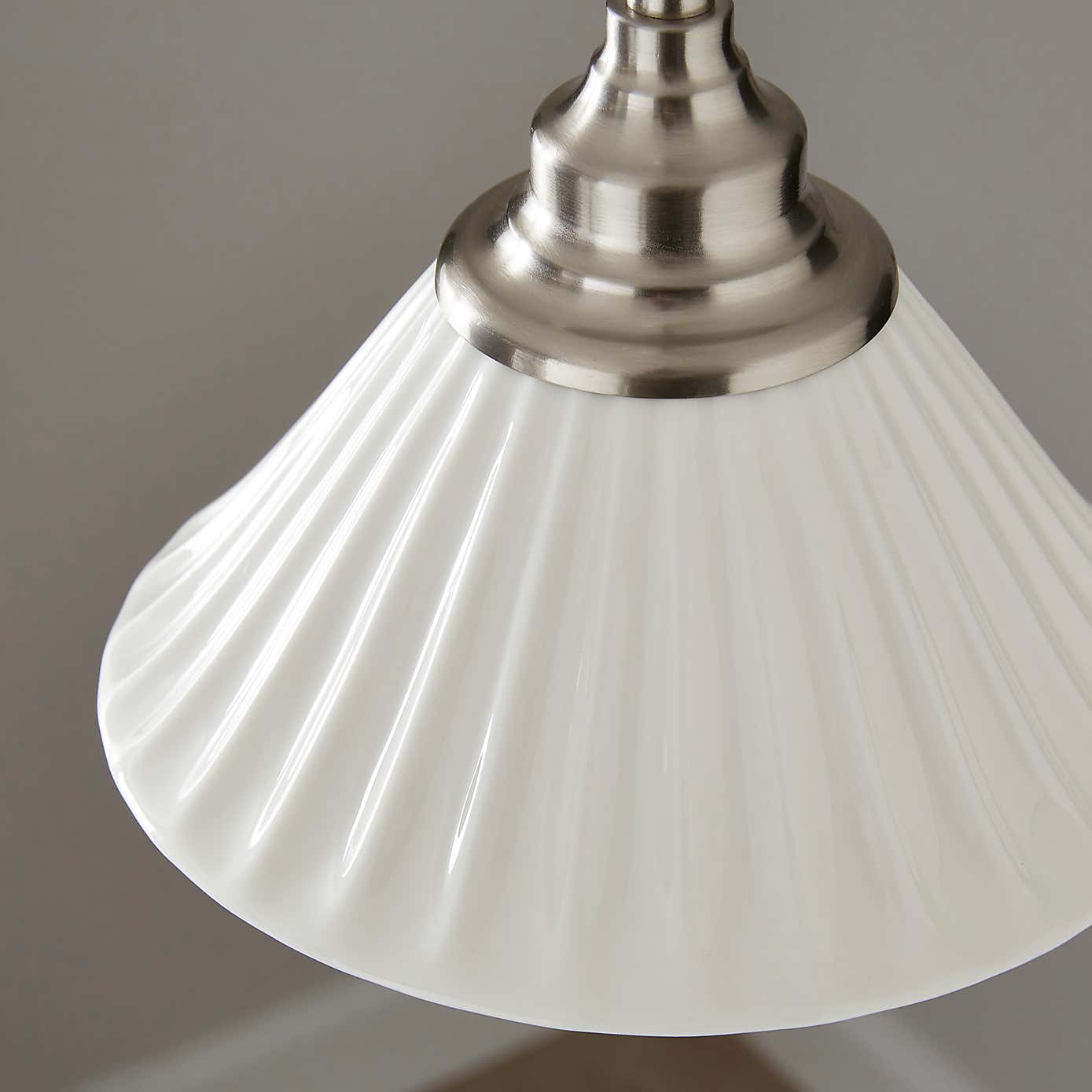 Lilbourne Ribbed Ceramic Pendant Light