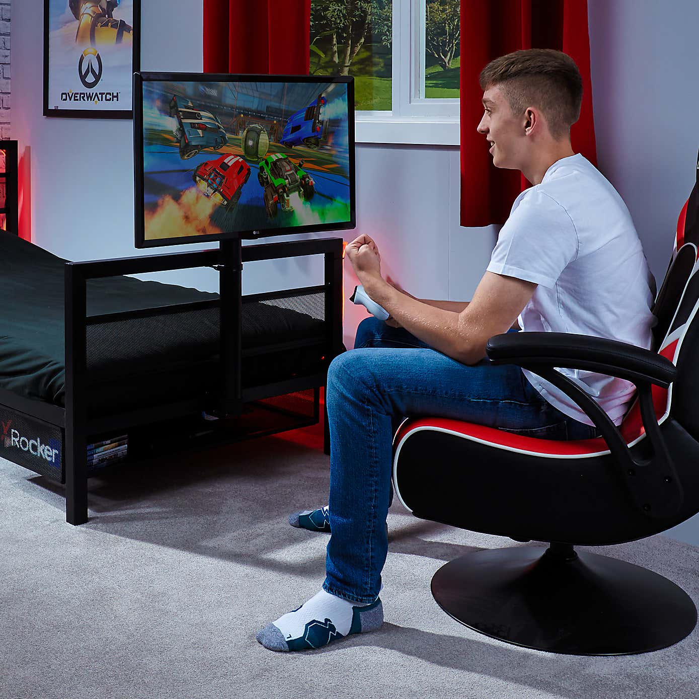 X Rocker Basecamp Gaming Bed with TV VESA Mount