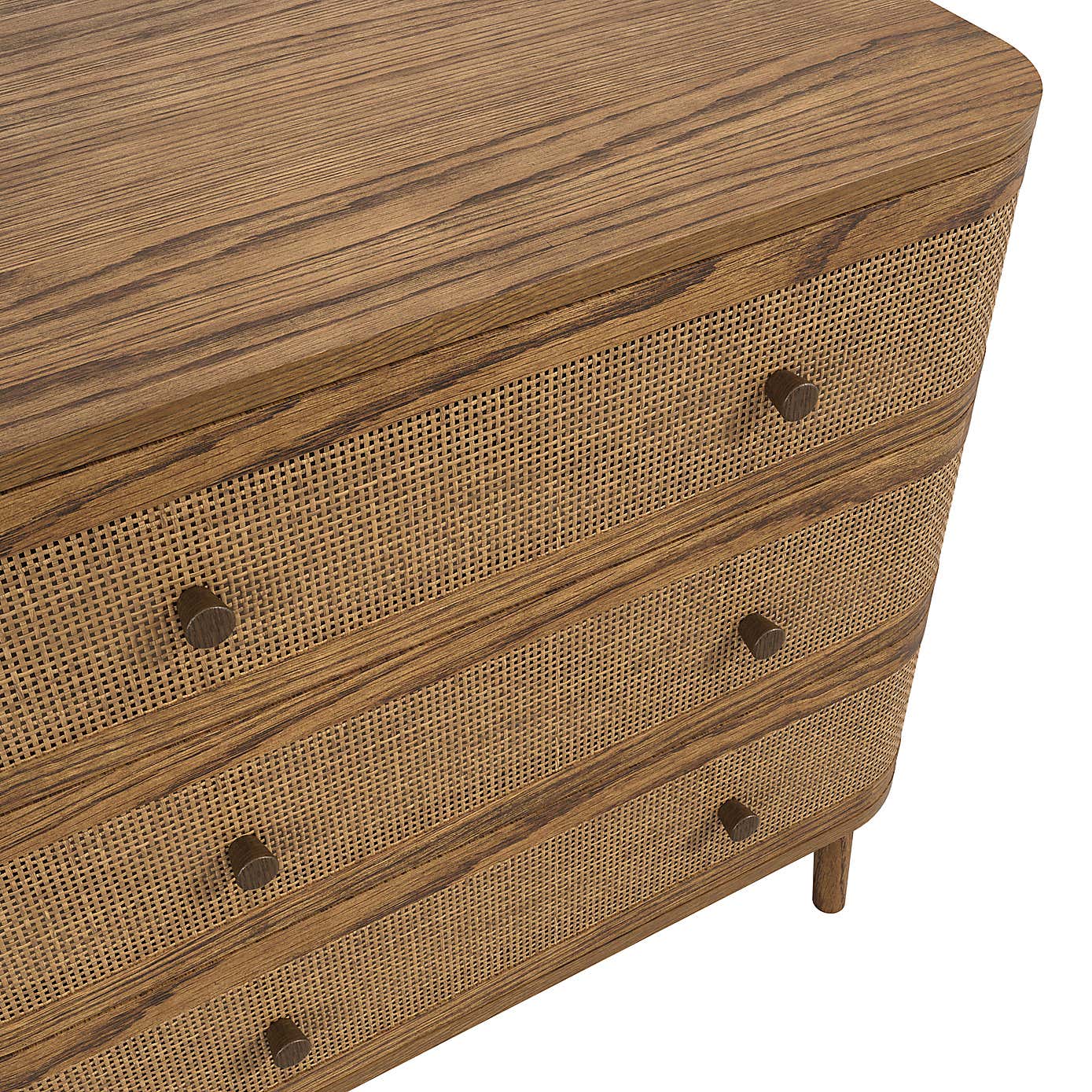 Callie 3 Drawer Chest, Smoked