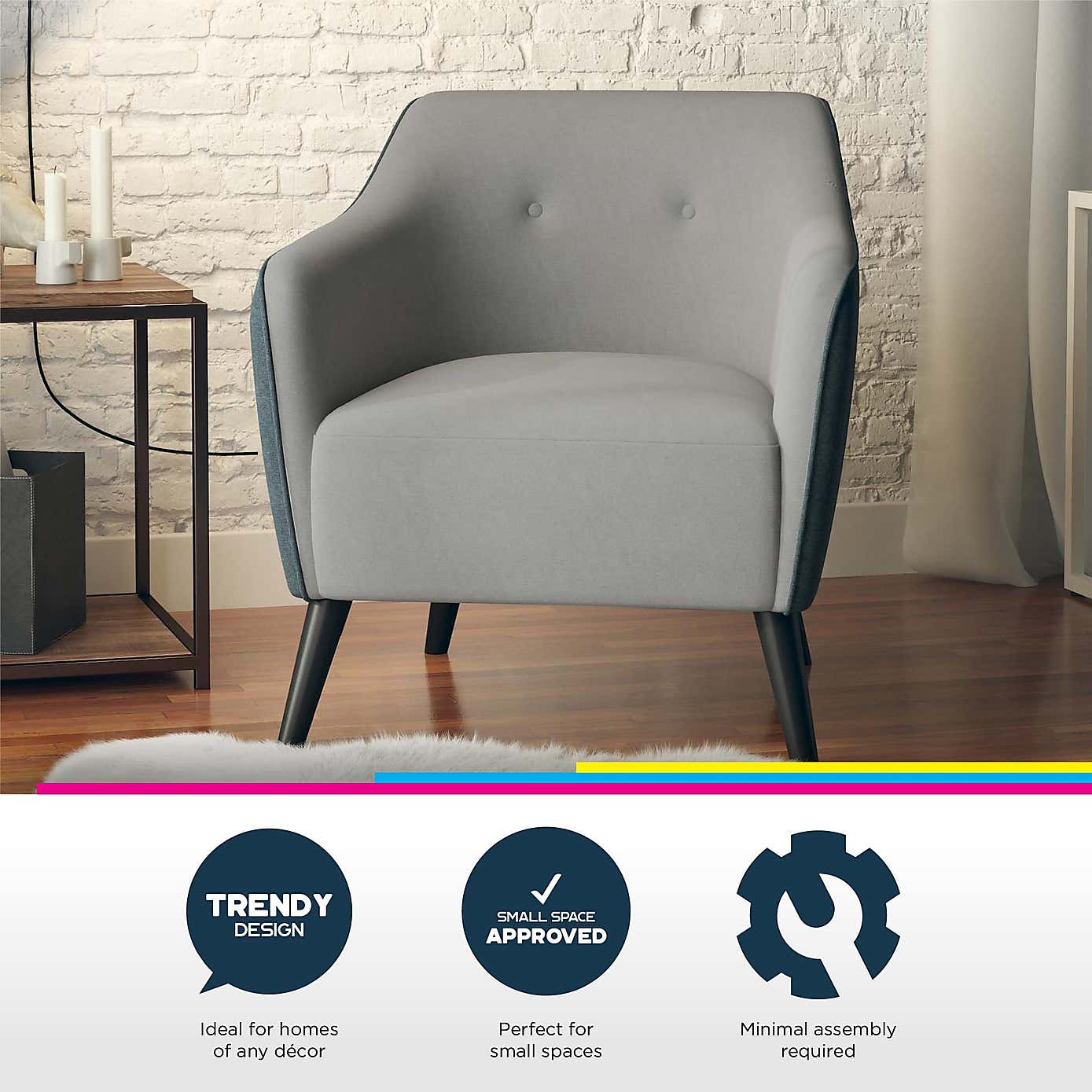 Kayden Chenille Accent Chair