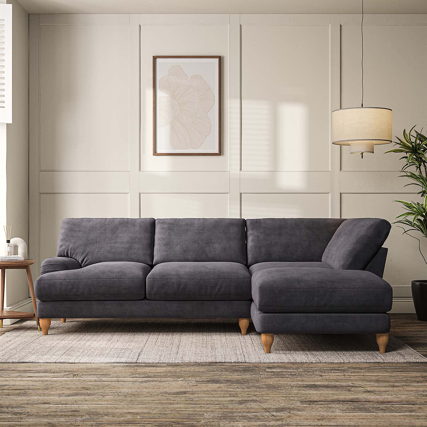 Darwin 4 Seater Corner Chaise Sofa