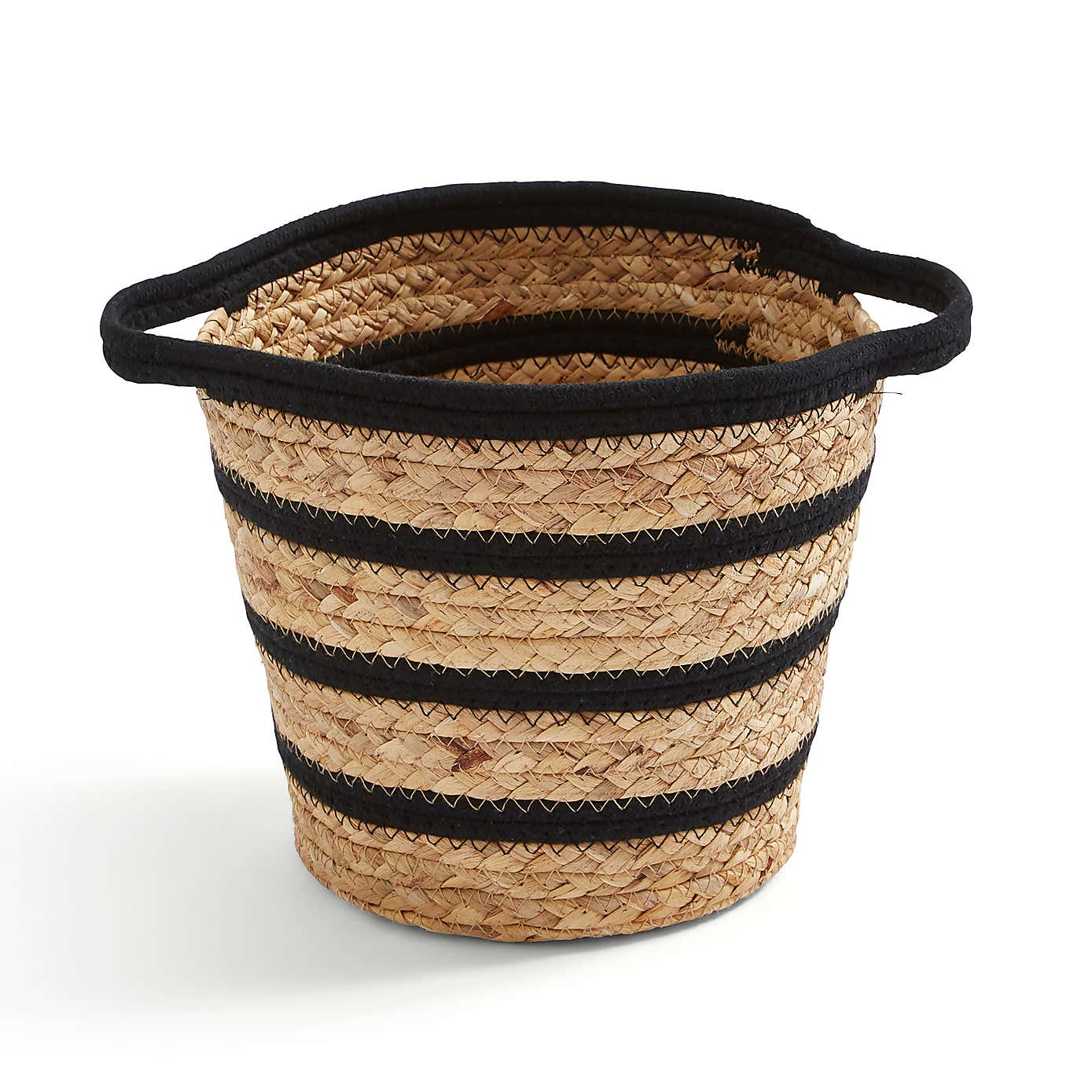 Rope and Water Hyacinth Storage Basket