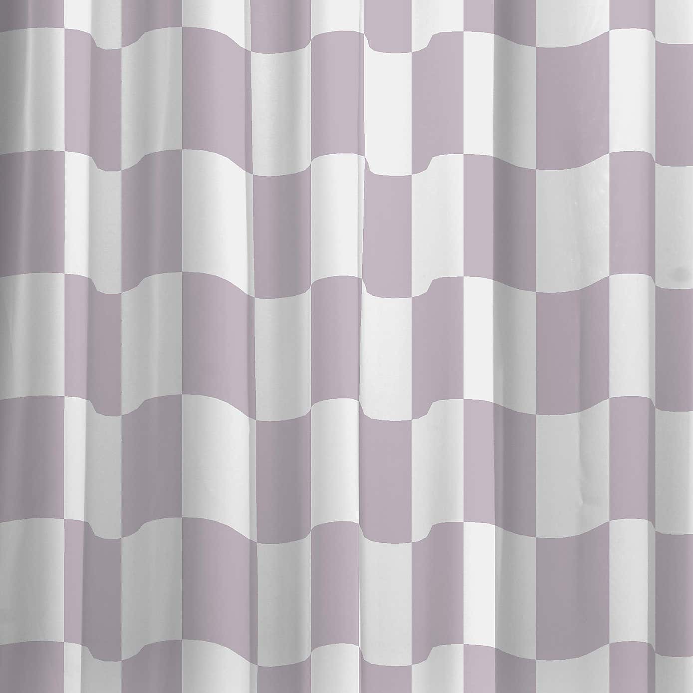 Checkerboard Shower Curtain
