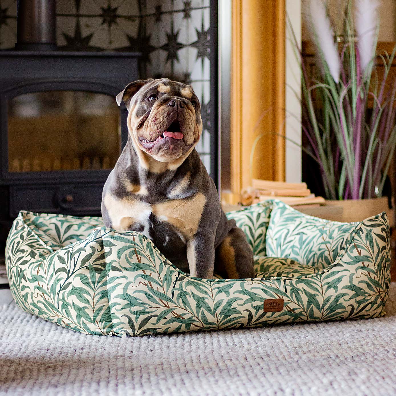 Morris & Co Willow Boughs Pet Box Bed