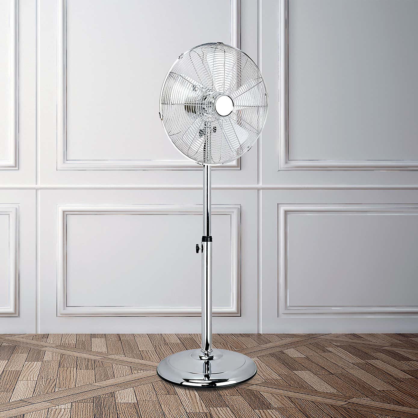 16" Chrome Pedestal Fan