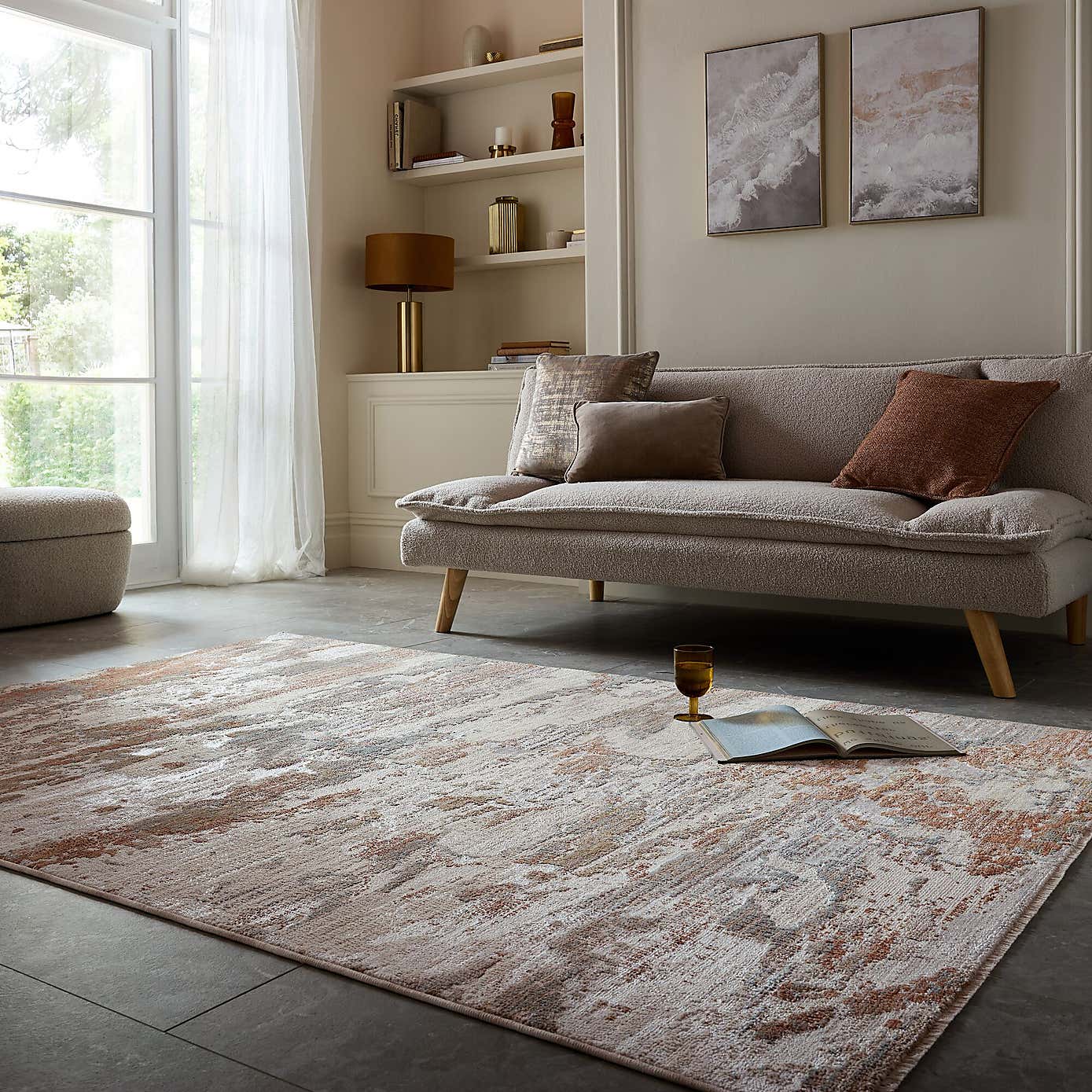 Hotel Textured Ombre Luxe Rug