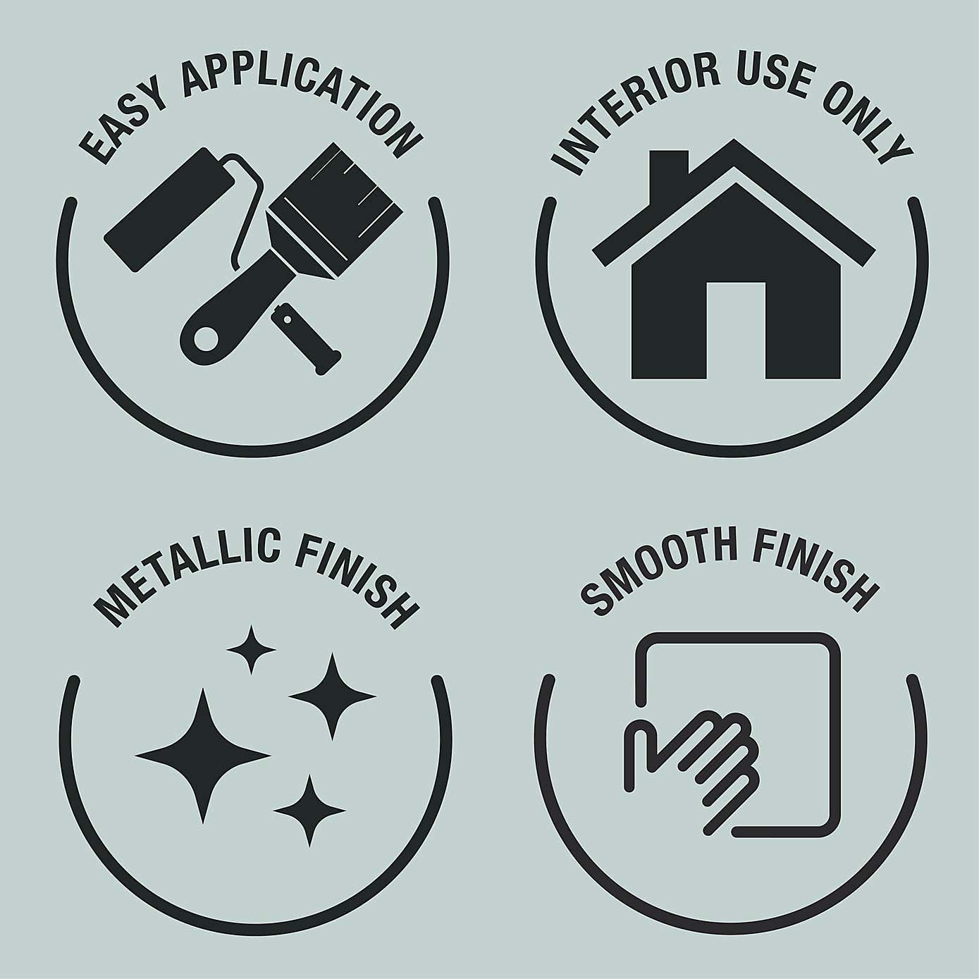 Rust-Oleum Gold Metallic Furniture Paint 125ml